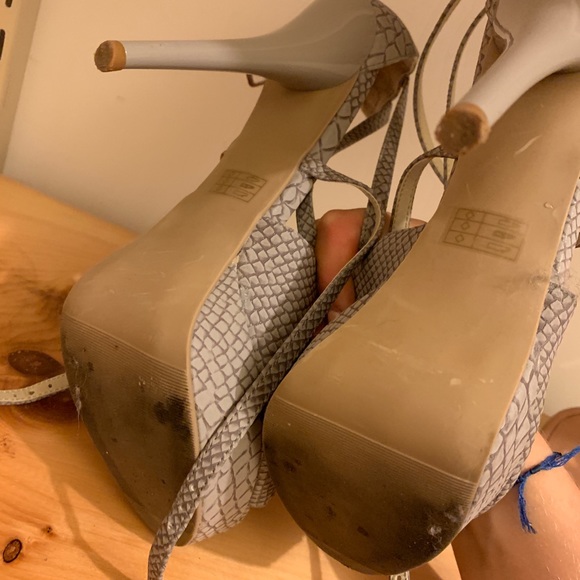 Strapped faux snakeskin pumps from JustFab - Picture 4 of 4